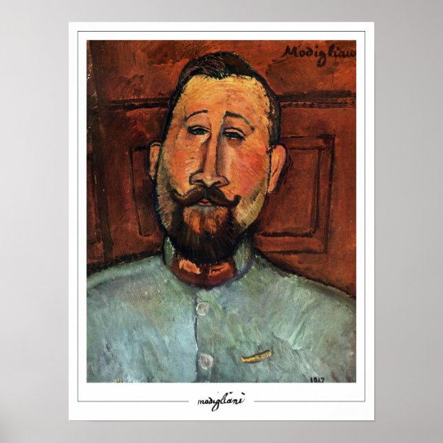 Amedeo Modigliani Zedign Art Poster nº 317 (Frente)