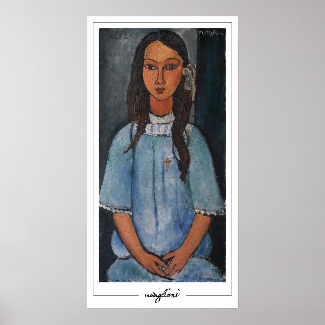 Amedeo Modigliani Zedign Art Poster nº 5 (Frente)
