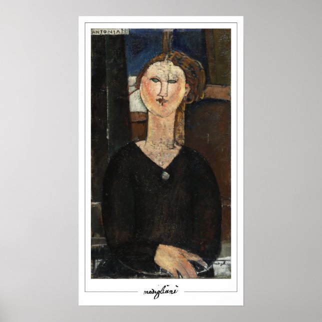 Amedeo Modigliani Zedign Art Poster nº 7 (Frente)