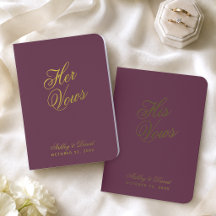 Ameixa de Casamento Caligrafia Elegante Cor de Vin