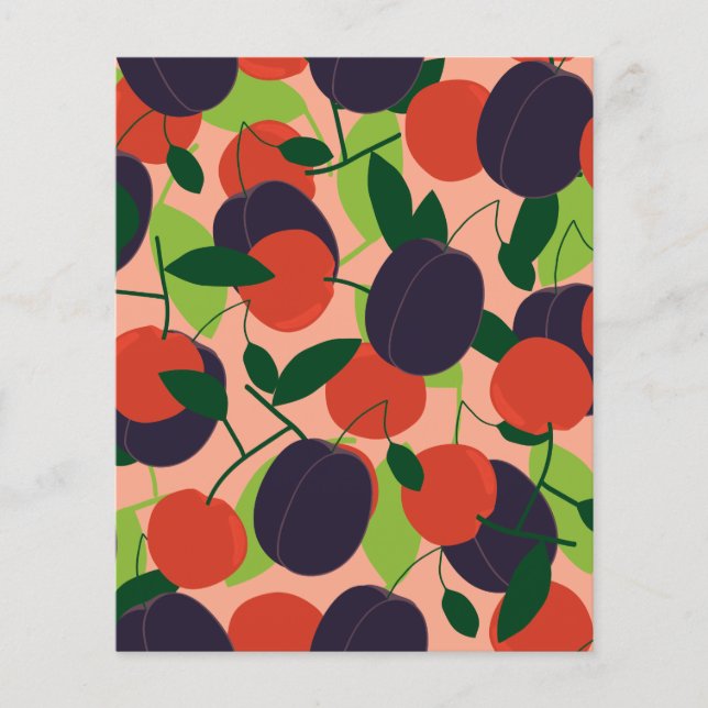 Ameixas e cerejas (Frente)