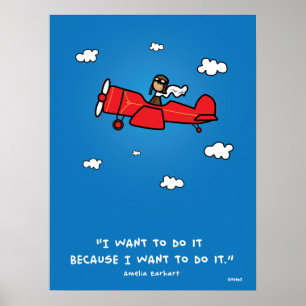 Amelia Earhart poster