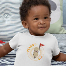 Amendoim 2.0 - Camiseta Amendoim Sorridente com Ba