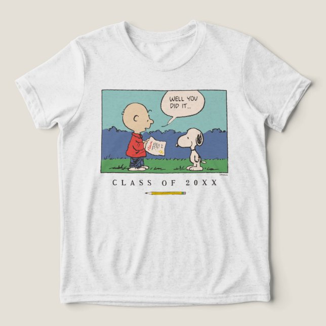 Amendoins Charlie Brown Snoopy Bem Você Fez Isso G (Design frontal)