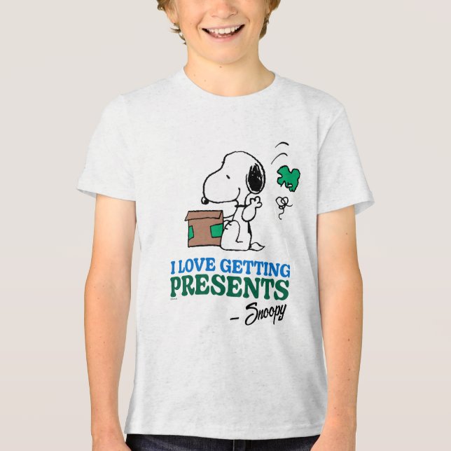 Amendoins | Snoopy I Love Getting Present (Frente)