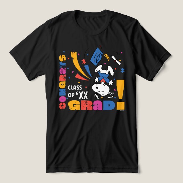 Amendoins Snoopy Parabéns Graduado Formatura Confe (Design frontal)