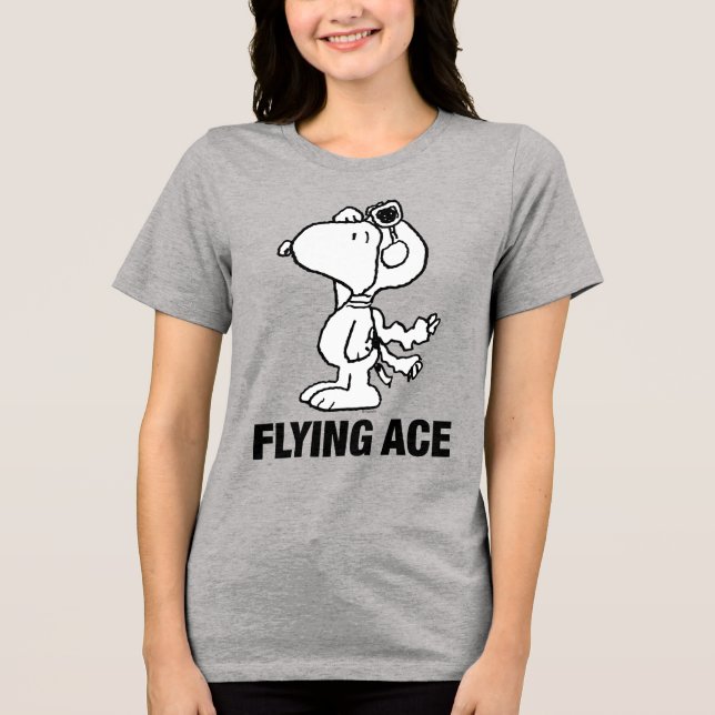Amendoins | Snoopy the Flying Ace BW (Frente)
