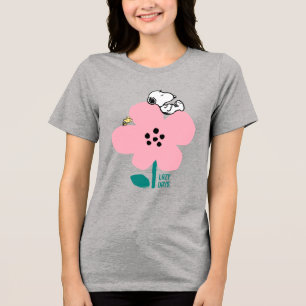 Amendoins   Snoopy & Woodstock Nap na Flor Rosa