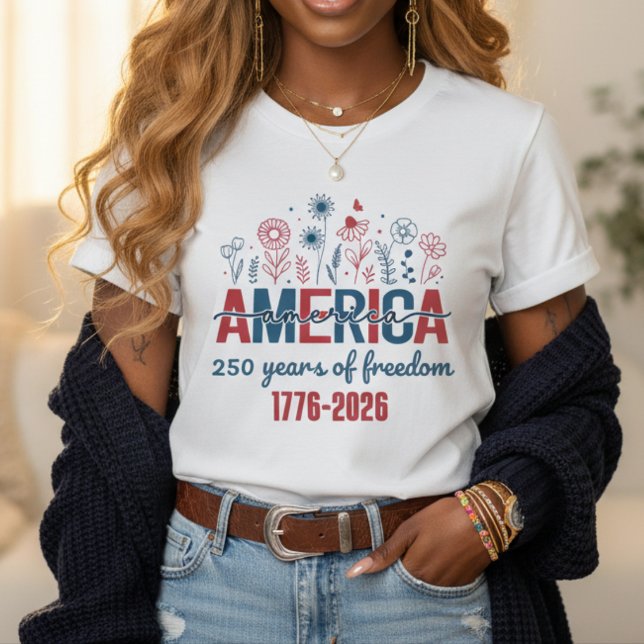América 250 Anos de Liberdade (America 250 Years of Freedom Shirt | 1776-2026 Fireworks Anniversary Tee | 4th of July Patriotic)
