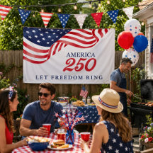 America 250 Faixa da Bandeira Patriótica Americana