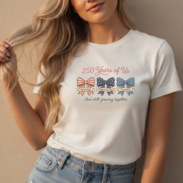America 250 Patriotic Bow (America 250 Patriotic Shirt)