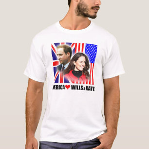 América ama o príncipe William & a camisa de Kat