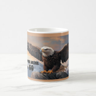 América Bela caneca de café de águia