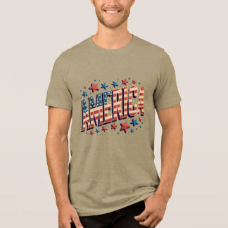 "América Bolsa" - Vintage Patriotic Starburst Des