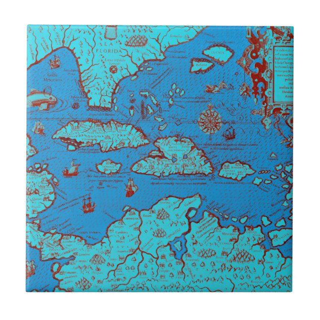 América Central ("América Occidentalis ") (Frente)