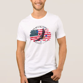 América desde 1776 com Bandeira/Águia Voando/Altas