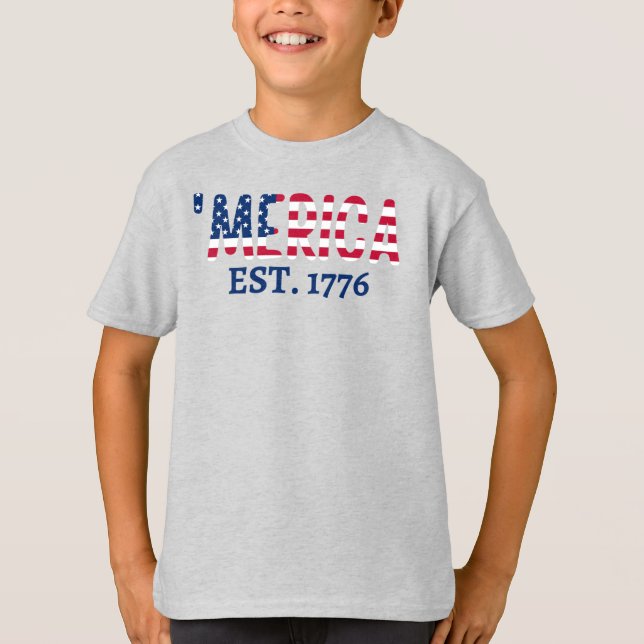 América Est. Camisa Patriótica Americana 1776 (Frente)