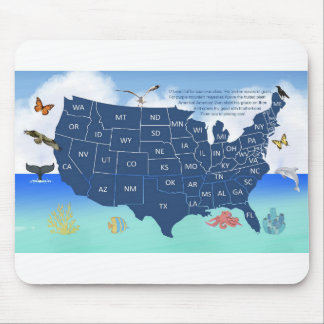 América, o belo mouse Pad
