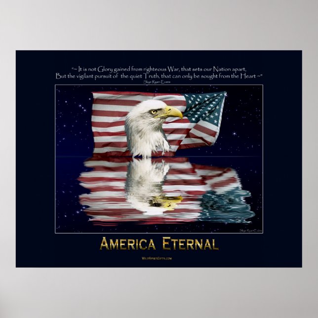 AMÉRICA, Poster Patriótica ETERNAL (Frente)