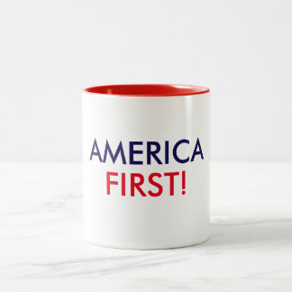 América primeiramente! Caneca