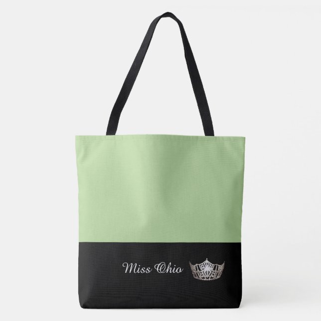 America Silver Crown Tote Bag LRGE Honeydew (Frente)