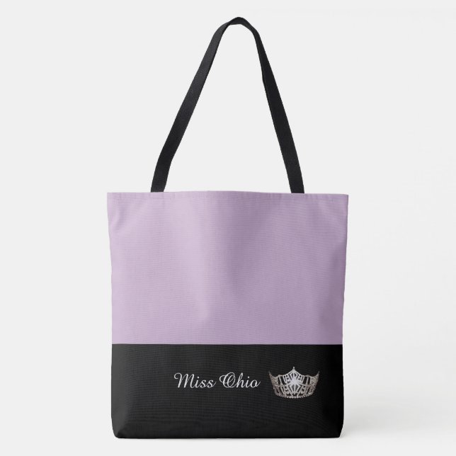 America Silver Crown Tote Bag LRGE Lilac (Frente)
