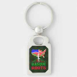 American Basque Roots Metal Chaveiro Keyring