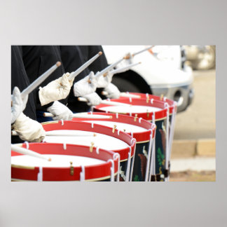 American Drummers USA Color Photo Wall Poster