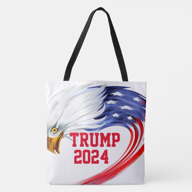 American Eagle Trump 2024 Tote Bag (Frente)