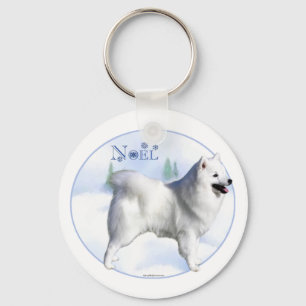 American Eskimo Dog Noel - Chaveiro