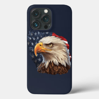 American Flag Bald Eagle