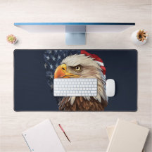 American Flag Bald Eagle