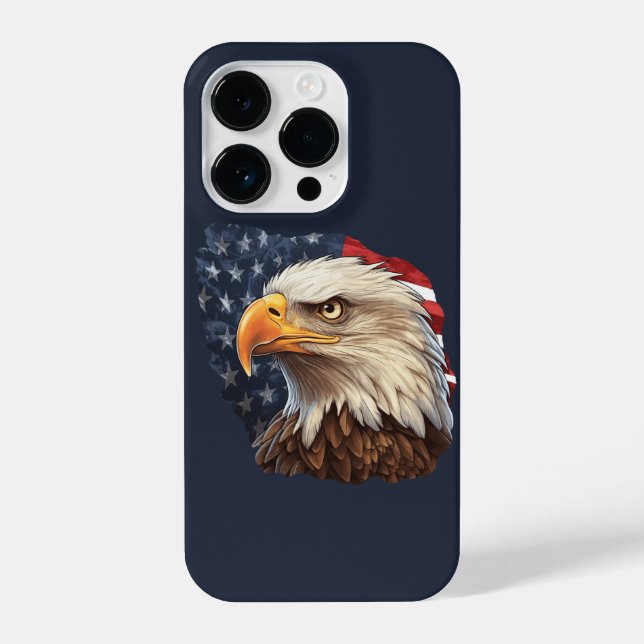 American Flag Bald Eagle (Verso)