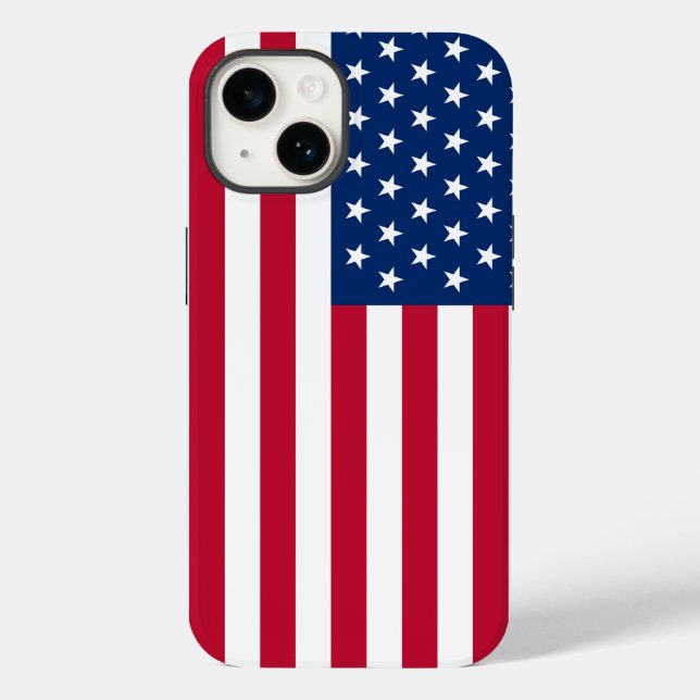 American Flag Cell Phone Case (Verso)