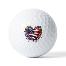 American Flag Heart