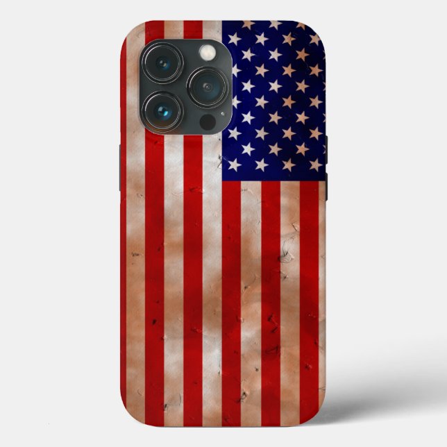 American Flag Iphone 13 Pro Max Case (Verso)