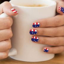 American Flag Nail Decreta Minx Nail Art