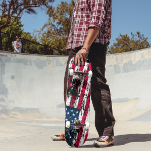 American Flag Skateboard