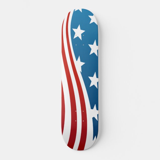 American Flag Skateboard (Frente)