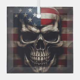 American Flag Skull