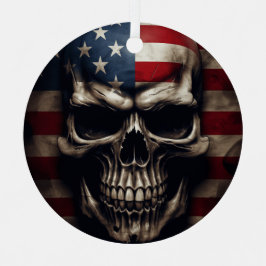 American Flag Skull