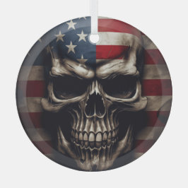 American Flag Skull