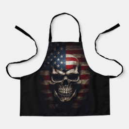 American Flag Skull