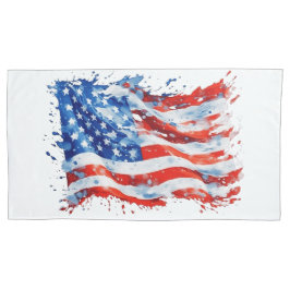 American Flag USA Watercolor 4 de julho