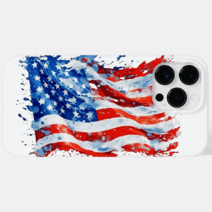 American Flag USA Watercolor 4 de julho
