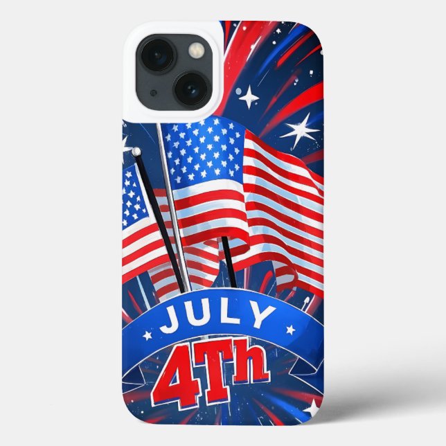 American Flags 4 de julho (Verso)