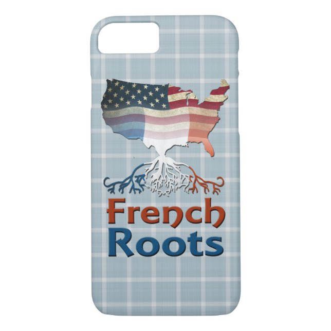 American French Roots Capa de telefone Moblie (Verso)