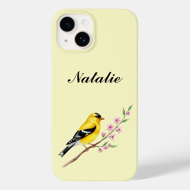 American Goldfinch Wild Bird Lover Gift Custom  (Verso)