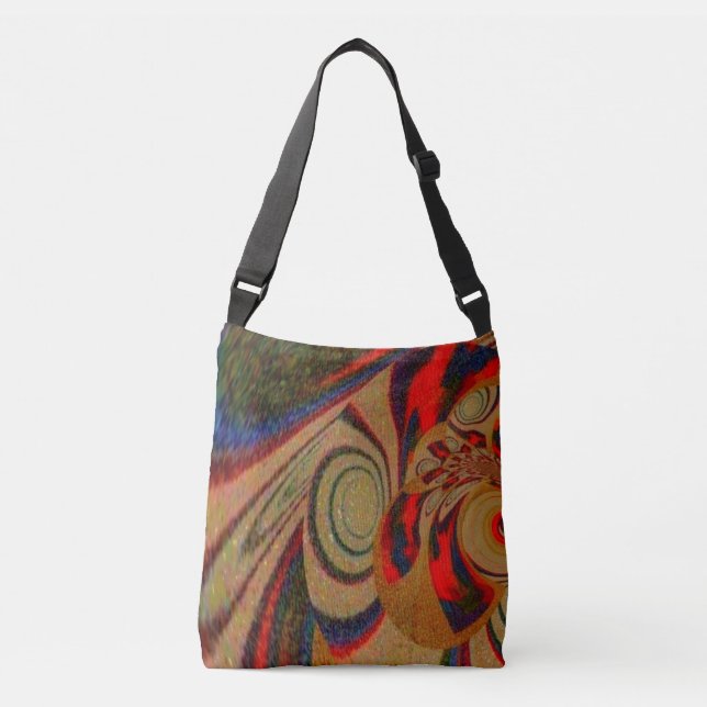 "American Indian" Cross Body Tote Bag (Frente)