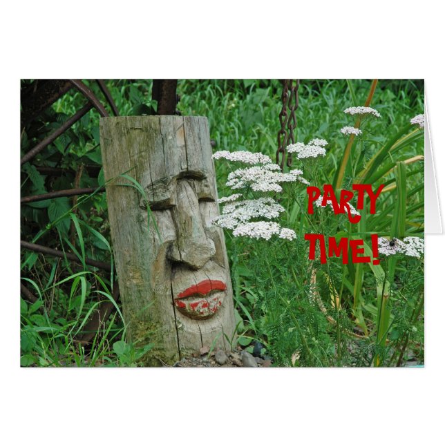 AMERICAN INDIAN TOTEM: CARTÃO DE PARTIDO (Frente Horizontal)